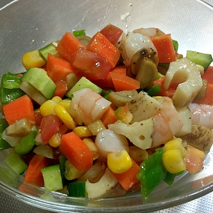 簡単 野菜たっぷり さっぱりチョッパーサラダ レシピ 作り方 By Draたん 楽天レシピ 簡単 野菜たっぷり さっぱりチョッパーサラダ レシピ 作り方 By Draたん 楽天レシピ